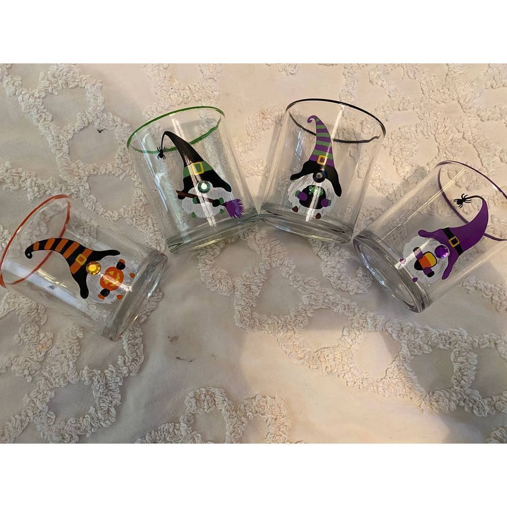 Spooky Night Halloween Gnome Candle Votive